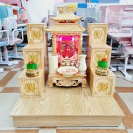 Bàn Thờ thần tài mái chùa 36 đẹp Đủ Bộ Kèm Tam Cấp Và Bệ Bàn Thờ thần tài mái chùa 36 đẹp Đủ Bộ Kèm Tam Cấp Và Bệ